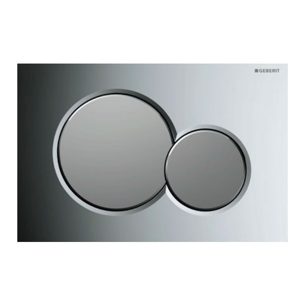 Смывная клавиша Geberit Sigma01, хром глянцевый / хром матовый