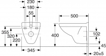 Унитаз подвесной GUSTAVSBERG Nautic